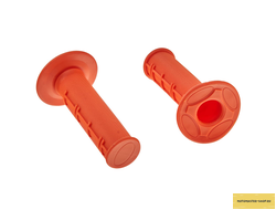 Грипсы SM-PARTS MX 1/2 Waffle оранжевые (020225-123-7387)
