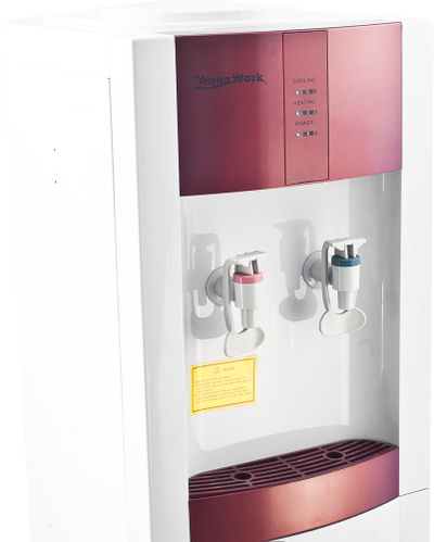 Кулер для воды Aqua Work 16-LD/EN бело-красный, с нагревом и с электронным охлаждением