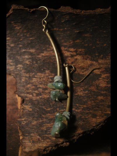 Благотворительность. Серьги "Геометрия осени"