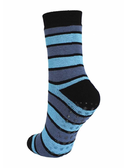 Носки детские антискользящие Брестские Арт. 17С3061 рис. 860 - черный-бирюза