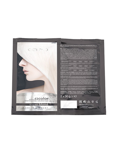 C:EHKO Super Blond Блондирующий порошок саше, 2х30 гр