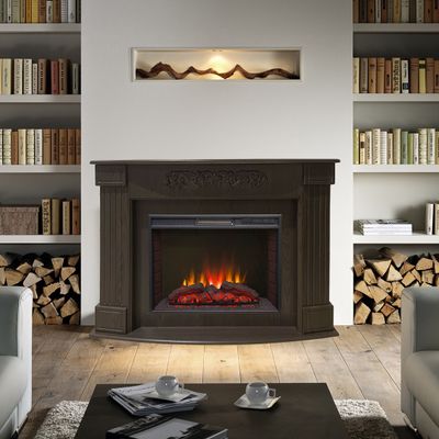 Электрокамин Венеция AO с очагом Sparta 25.5 LED