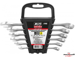 Набор ключей гаечных комбинированных на держателе (8-17 мм) (6 предметов) AVS K3N6P