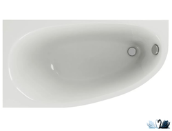 Ванна Azario Kapris 150x90 см AV.0002150, акриловая, левая асимметричной формы