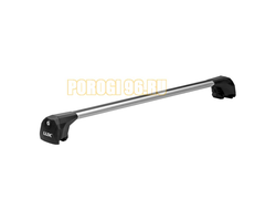 Багажная система БС6 LUX SCOUT серебристая на интегрированные рейлинги для Hyundai Santa Fe IV 2018-