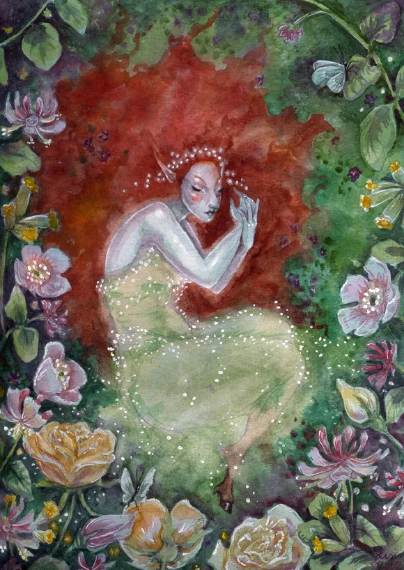 There sleeps Titania
by liselotte-eriksson
