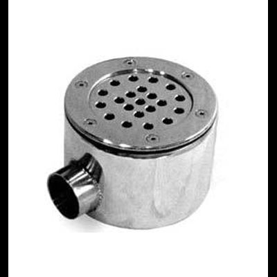 Донный слив универсальный из нерж. стали Акватехника д.155 мм, 1 1/2" внутр.