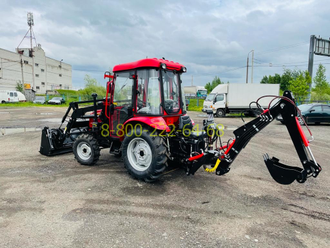 Трактор Dongfeng 404 G2 погрузчик+экскаватор