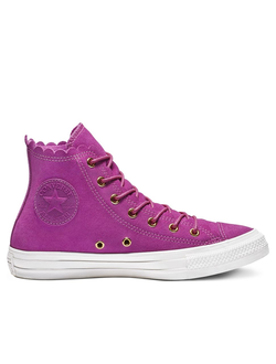 Кеды Converse All Star розовые высокие 563424