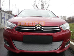 Защита радиатора Citroen C4 HB 2011-2016 chrome