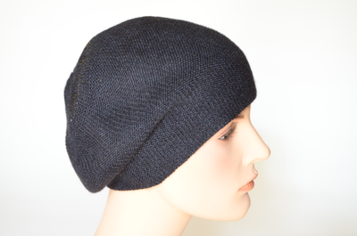 Визио черный вязаный берет италия Vizio 7000 фото