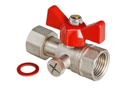 Кран шаровый для подкл.манометра 1/2 нр/вн [40060]