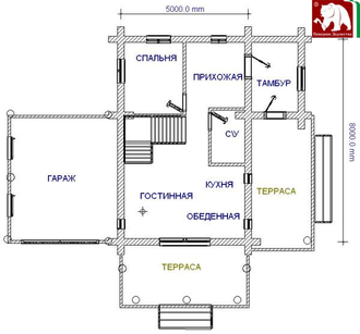 Проект 3-34, 111 кв.м., 5*8