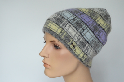 Vizio Италия 1038 CY шапка серая 4 цвет