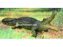 Крокодил 15*40см   1,2кг   полистоун Россия 1844/012457*