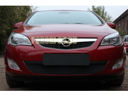 Защита радиатора Opel Astra J 2010-2012 black