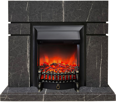 Электрокамин Лондон GR-MR с очагом Fobos