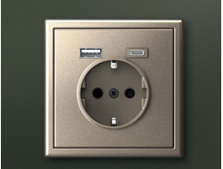 ArtGallery розетки и выключатели цвет шампань