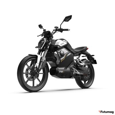 Электромотоцик White Siberia Super Soco TSX черный