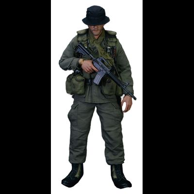 Боец спецназа MACV-SOG (война во Вьетнаме) - Коллекционная ФИГУРКА 1/6 MACV-SOG CROSS BORDER OPERATION (UD9032) - UJINDOU