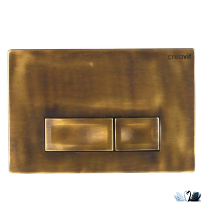 Инсталляция для унитаза Creavit GR5003.01 с кнопкой Ore GP3007.00 бронза матовая