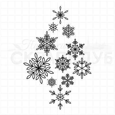 ФП набор штампов "Снежный десант"