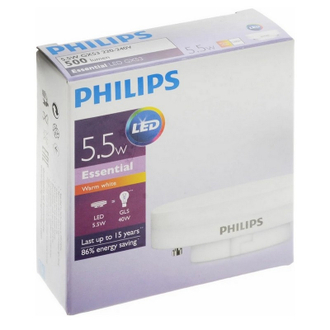 Лампа светодиодная Philips Essential LED 5.5-40W 2700K GX53
