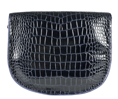 Кожаная женская сумка Amendola dark blue (арт. 8003-19)