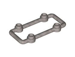 Bar 1 x 6 x 3 with 4 Studs, Flat Silver (23444 6385229)
