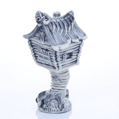 Статуэтка Избушка на курьих ножках, литьевой мрамор. ОПТ