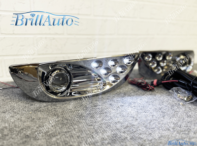 Противотуманки Toyota Prado 120 (1 линза под лампу)