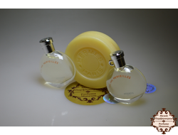 Набор Hermes Eau des Merveilles (Эрмес И де Марвелес) купить туалетную воду 15ml и мыло