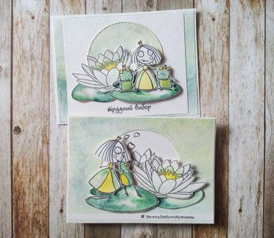 ФП штамп "Принцесса и лягушка"