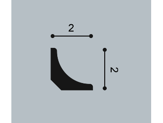 Плинтус CX133 - 2*2*200см