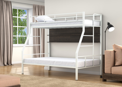 Двухъярусная кровать Раута Твист белая