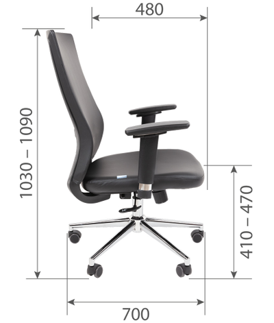 Кресло CH- 500 LUX БП ЭКО