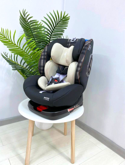 Автокресло Luxmom 277 (Isofix, 0-36 кг, 0-12 лет) Черная сетка