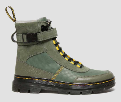 Ботинки Dr. Martens COMBS TECH NAPPA KHAKI GREEN