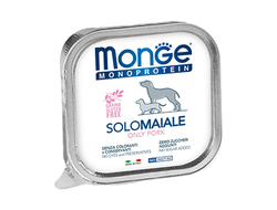 Monge Dog Monoprotein Solo консервы для собак паштет из свинины 150г