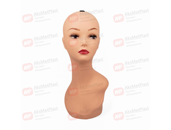 FL001 Голова женская длинной шеей, цвет телесный d=520 мм