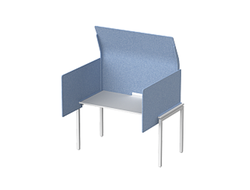 Кабина с высоким экраном-парусом и выступающими боковыми стенками