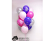 фиолетовые воздушные шары с днем рождения краснодар
