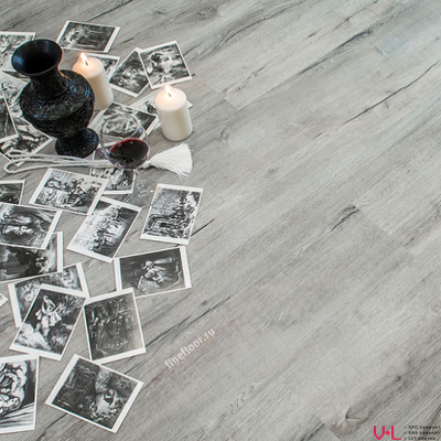 Кварцвиниловая плитка Fine Floor Дуб Корфу FF-1970 в интерьере детально