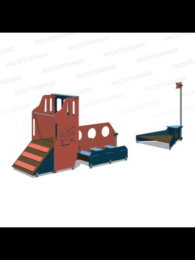 Детский игровой комплекс "Баржа" Romana 057.75.00