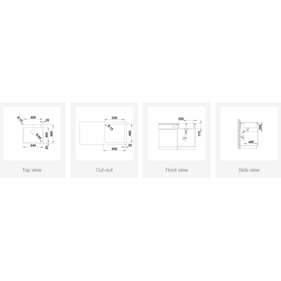 Мойка Blanco SUPRA 500-IF/A