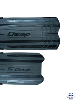 Ласты длинные 45/46 разборные Marlin DEEP black XL