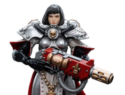Сестра Битвы Ордена Серебряной Завесы Ирменгард (Warhammer 40k) - КОЛЛЕКЦИОННАЯ ФИГУРКА 1/18 Adepta Sororitas Battle Sisters Order of the Argent Shroud Sister Irmengard (JT4638) - JOYTOY