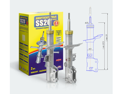 стойки передние SS20 шоссе hyundai solaris/kia rio (2шт)