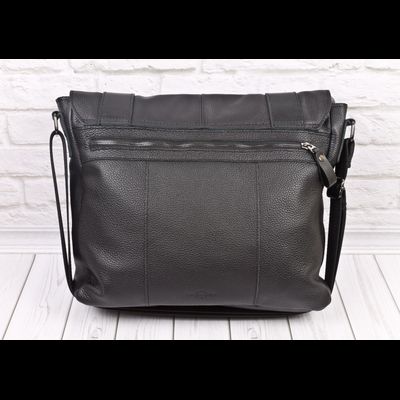 Кожаная мужская сумка Madruzzo black (арт. 5068-01)