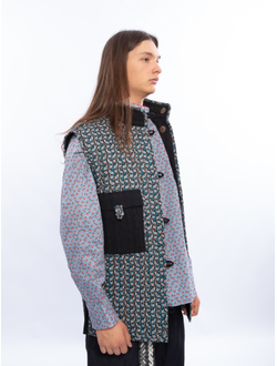 Жилетка "Родное тепло" черная